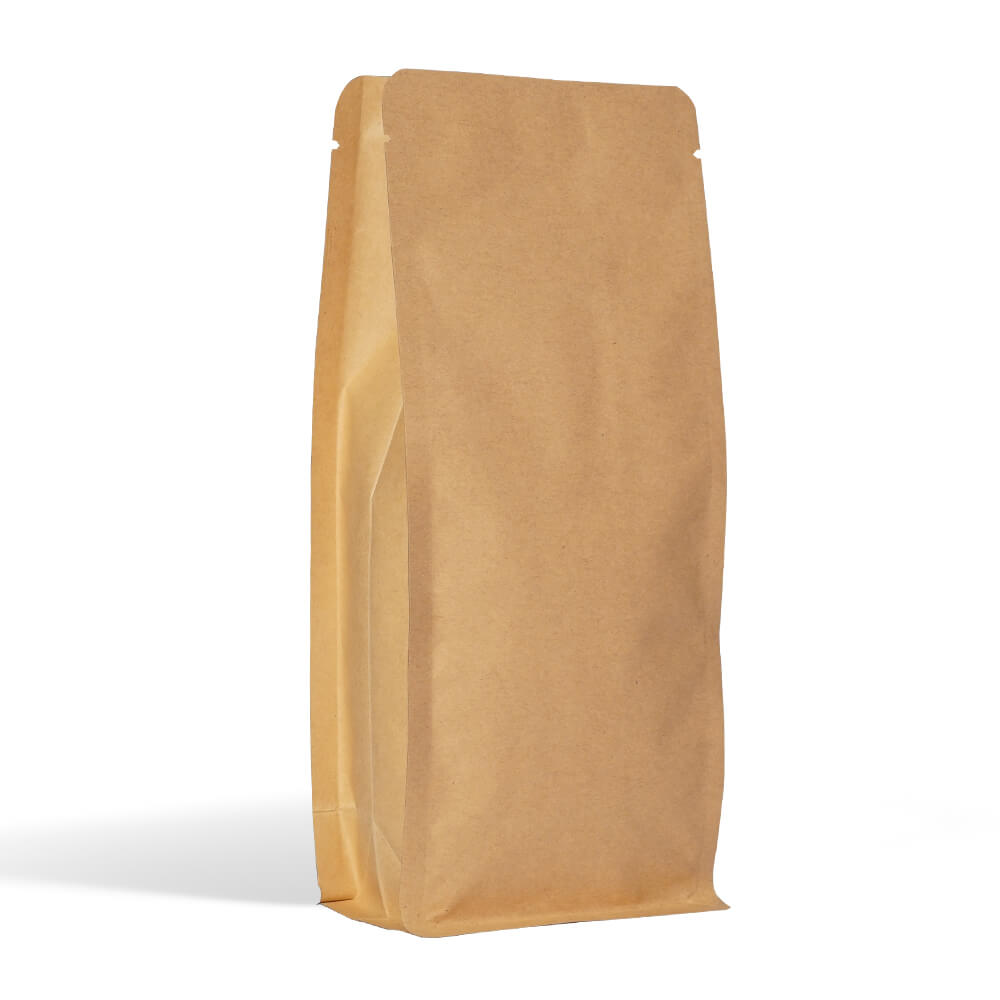 Sachet d'emballage alimentaire à base de riz Sac à fond plat sac à